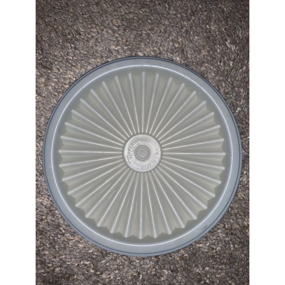 4-1/2" Blue TUPPERWARE Servalier Replacement Lid 812 FOR 1323 1297 886 811